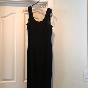 Black dress with silver cover